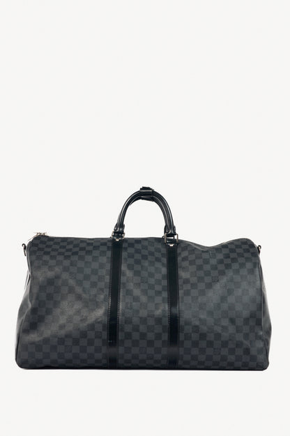 Louis Vuitton Keepall Bandoulière 55 Damier Graphite Duffle