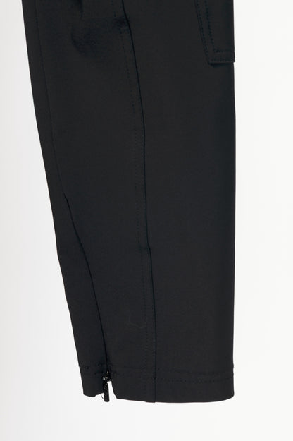 Gucci Black Twill Web-Trim Ankle-Length Riding Pants