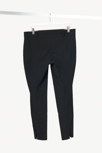 Gucci Black Twill Web-Trim Ankle-Length Riding Pants