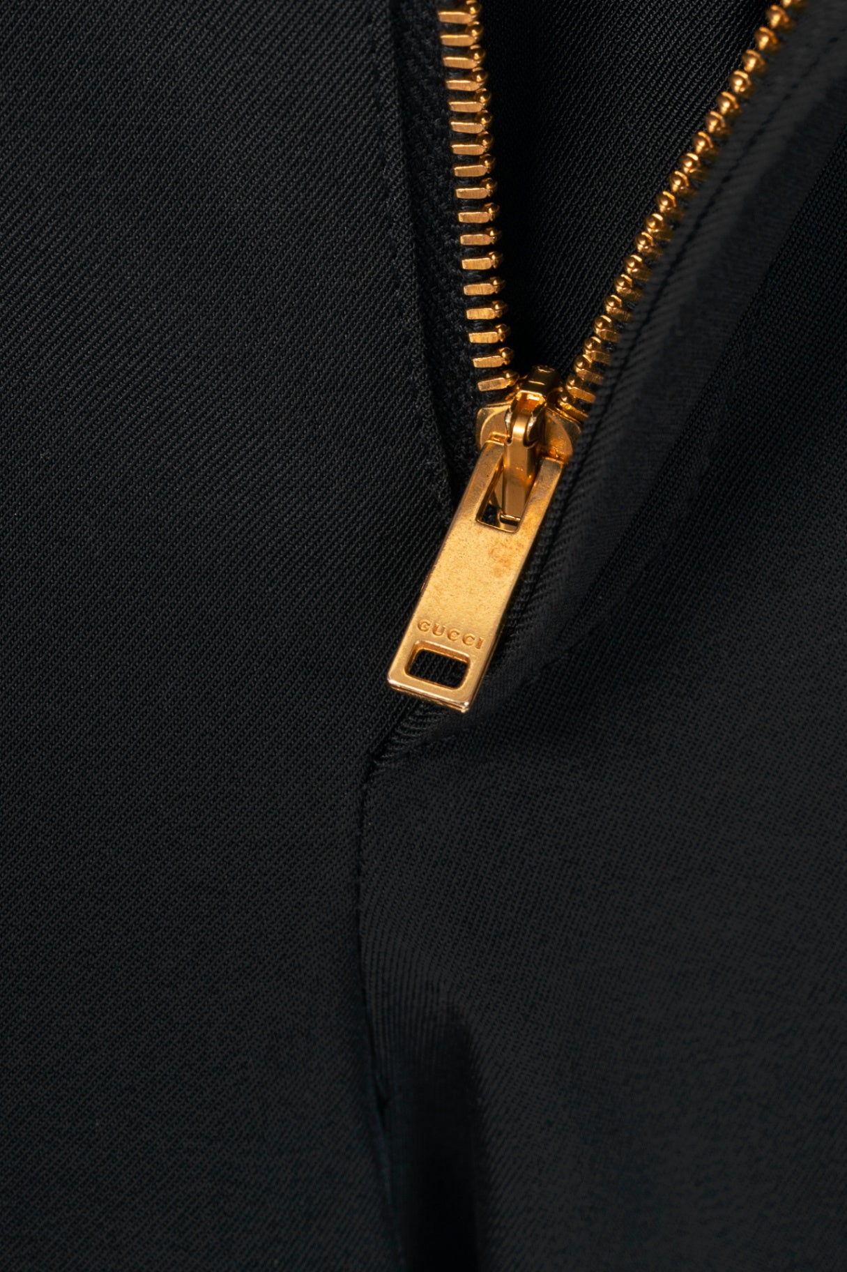 Gucci Black Twill Web-Trim Ankle-Length Riding Pants