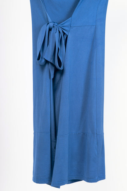 Weekend Max Mara Blue Silk- & Cotton-Jersey A-Line Dress