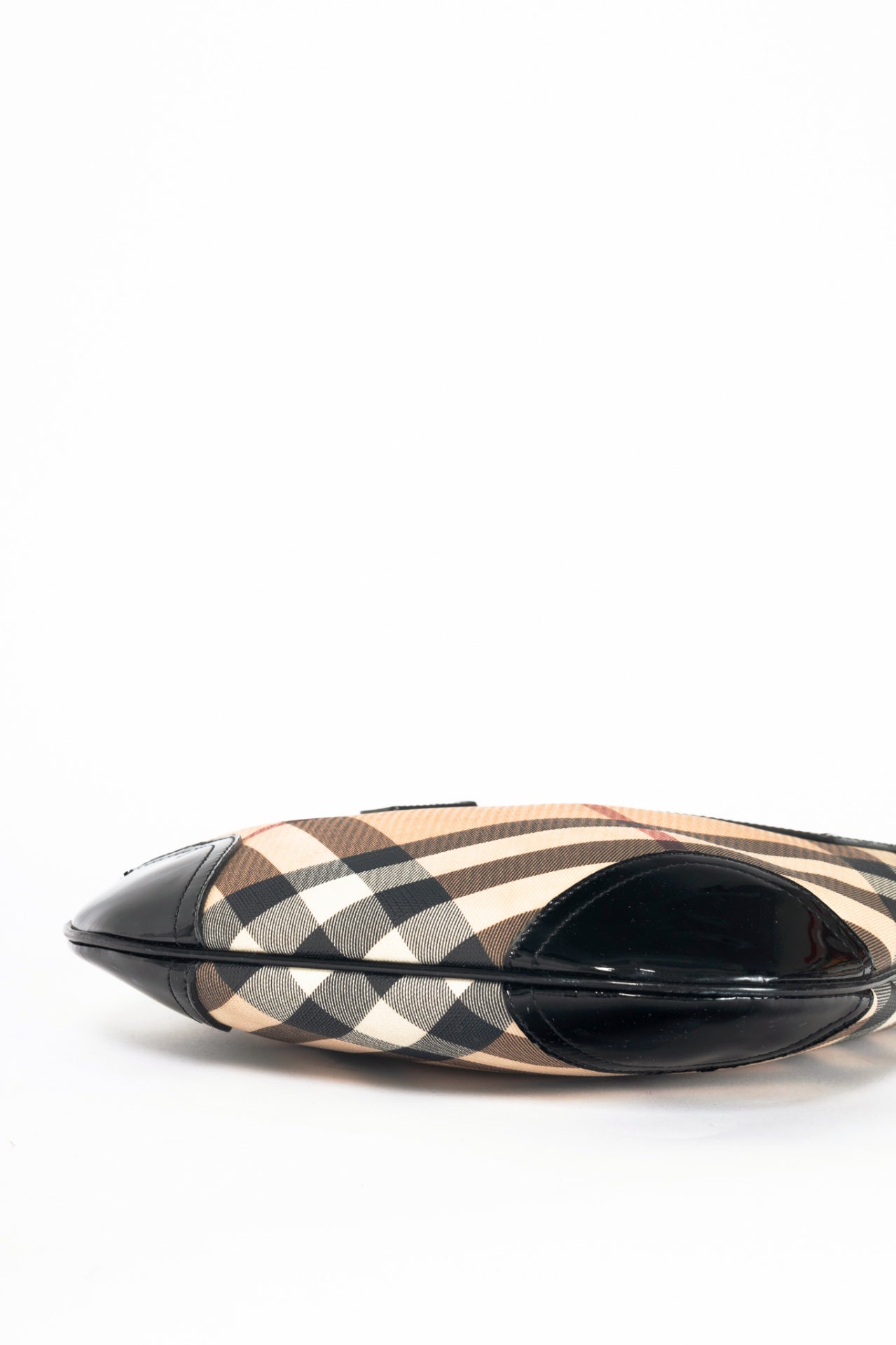 Burberry Dryden Nova Check Patent-Leather-Trim Crossbody
