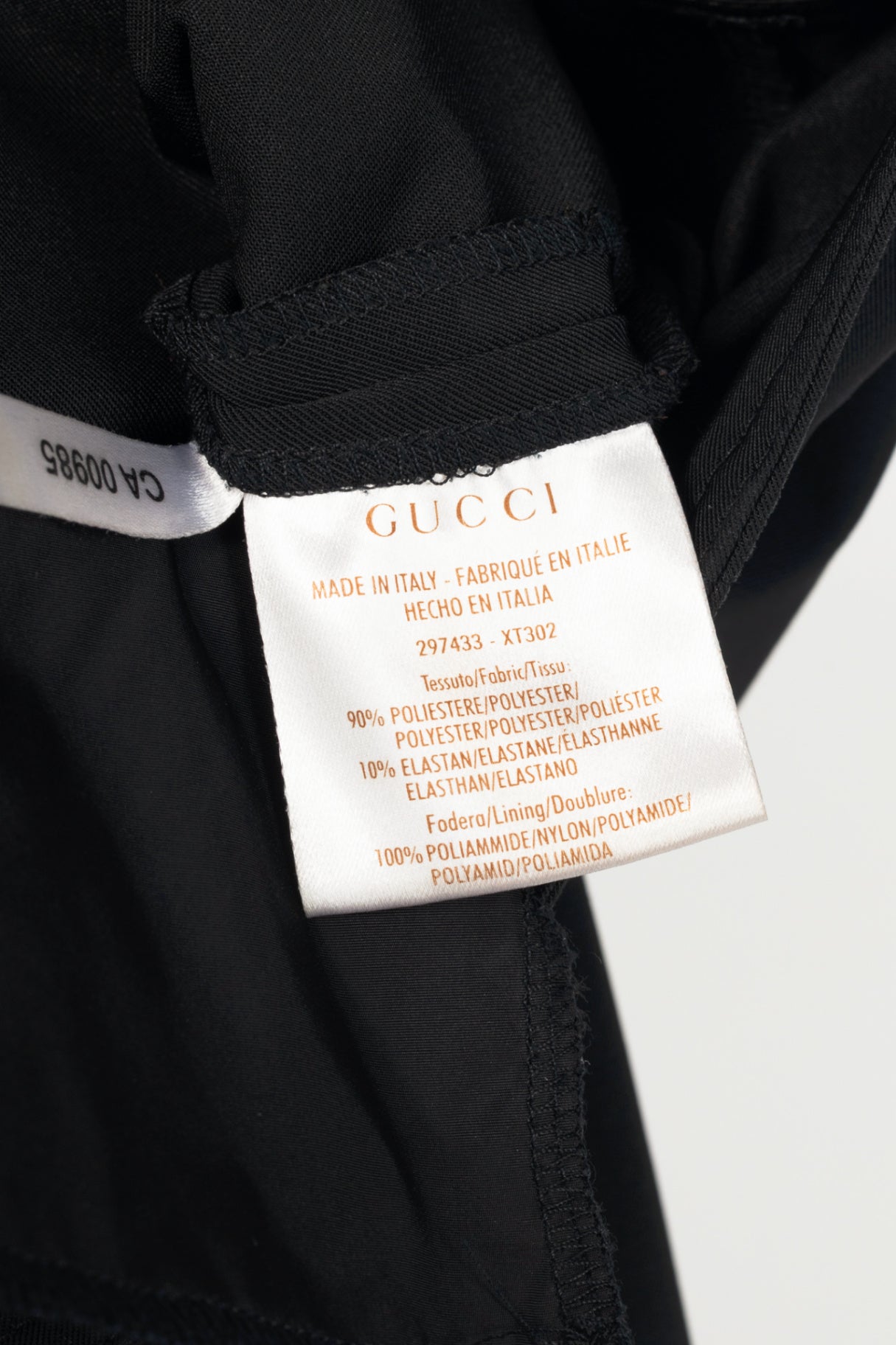 Gucci Black Twill Web-Trim Ankle-Length Riding Pants