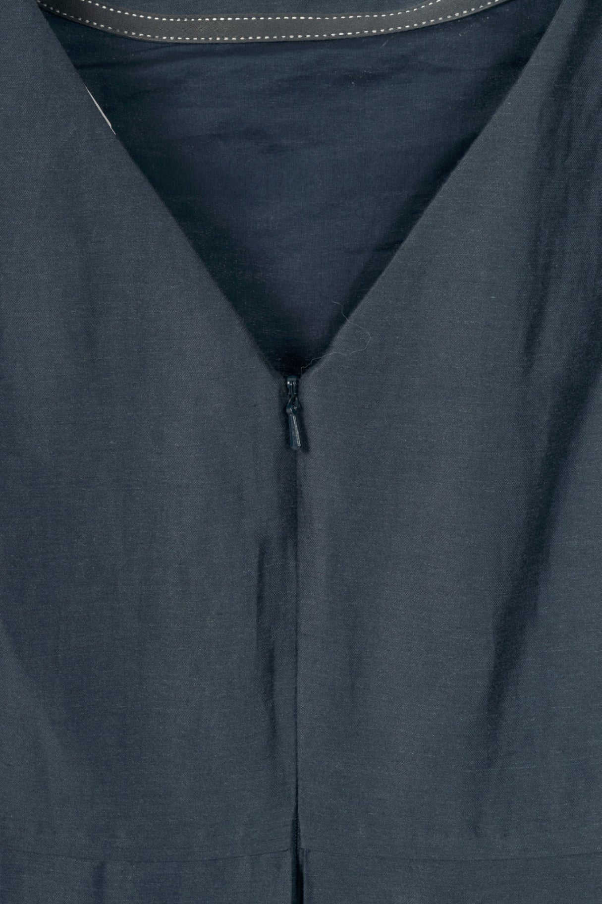 Weekend Max Mara Blue Linen-Shantung Pleated Dress