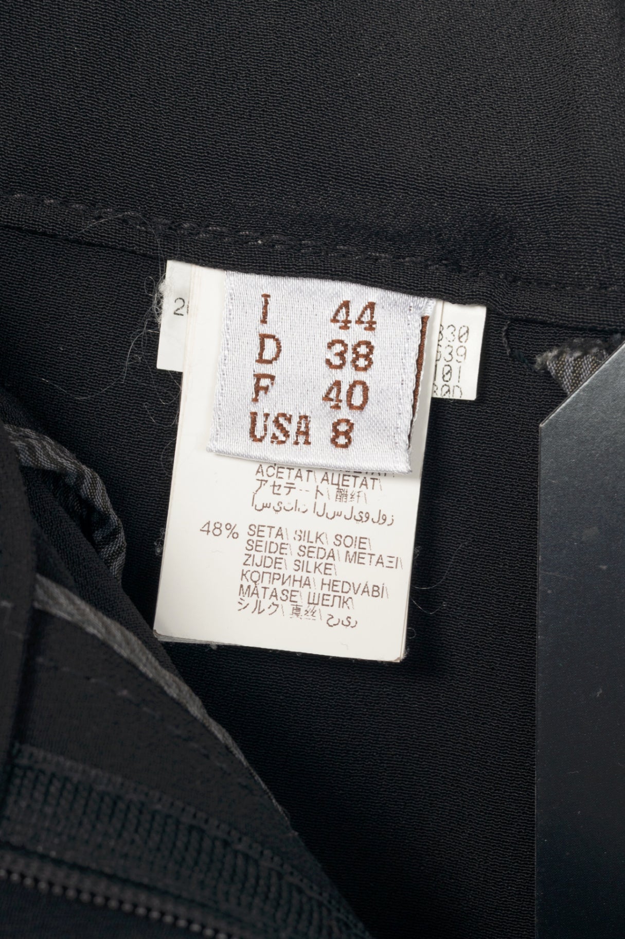 Brunello Cucinelli Black Silk-Blend Crepe Tapered Trousers