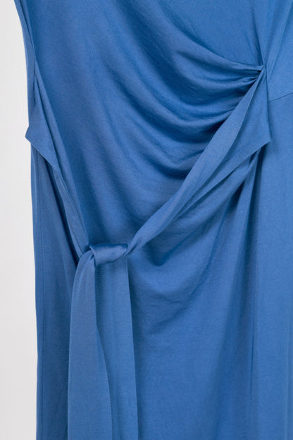 Weekend Max Mara Blue Silk- & Cotton-Jersey A-Line Dress