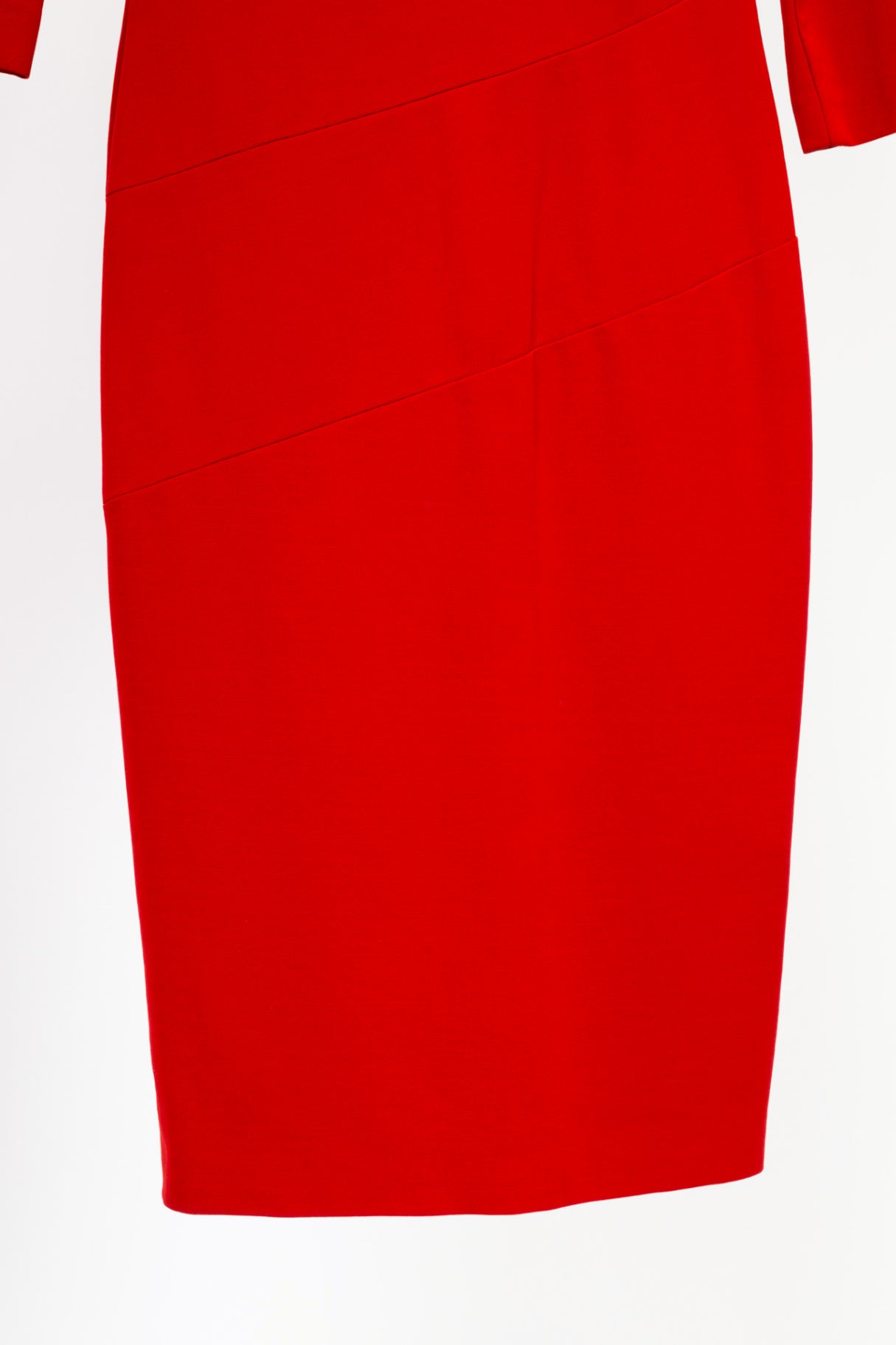 Escada Danina Garnet Red Jersey Knotted Sheath Dress