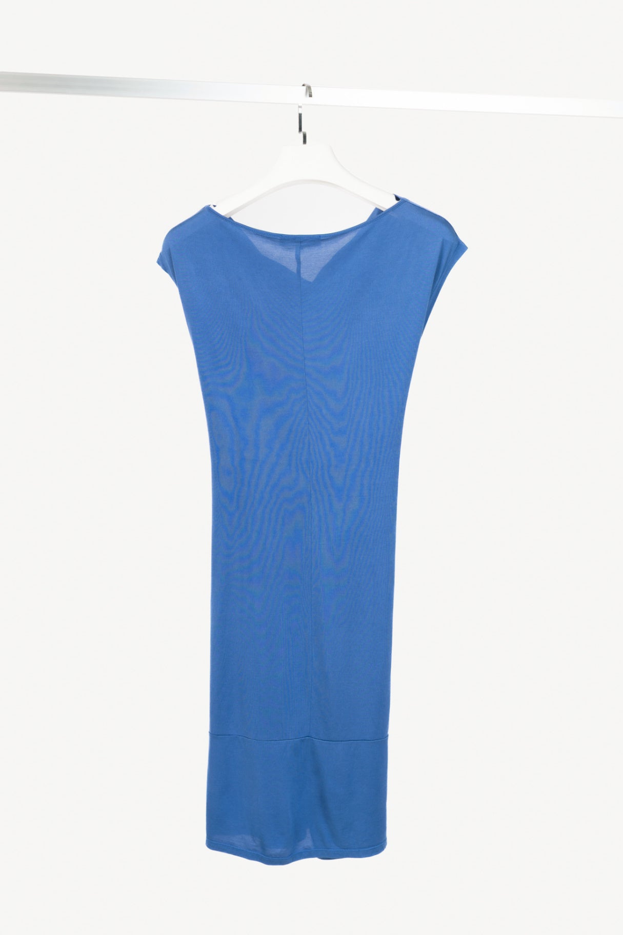 Weekend Max Mara Blue Silk- & Cotton-Jersey A-Line Dress
