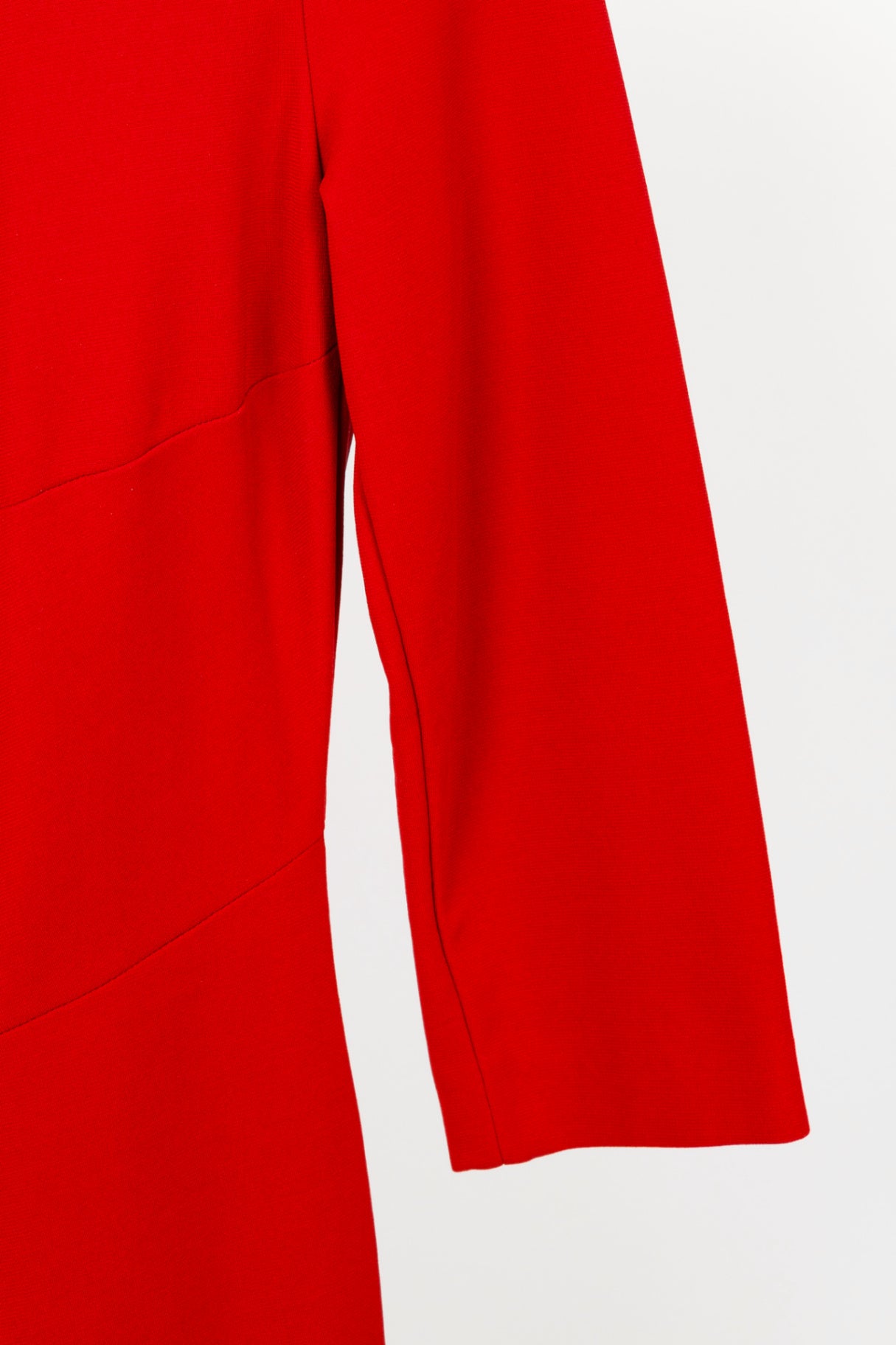 Escada Danina Garnet Red Jersey Knotted Sheath Dress