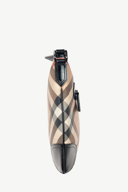 Burberry Dryden Nova Check Patent-Leather-Trim Crossbody