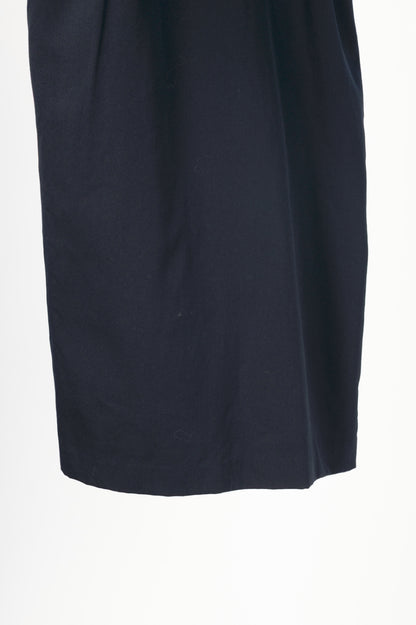 Comme Des Garcons Comme Des Garcons AW19 Navy Wool Suspender Skirt
