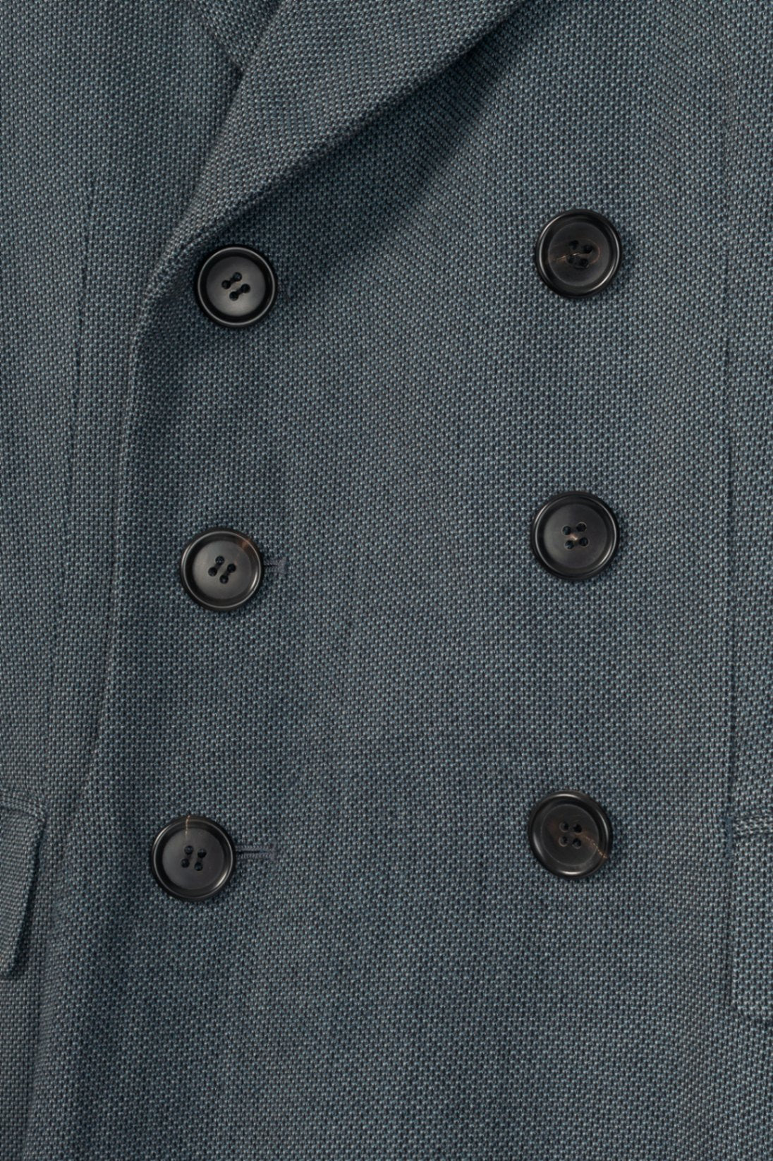 Junya Watanabe Comme Des Garcons Blue Wool Double-Breasted Coat Dress