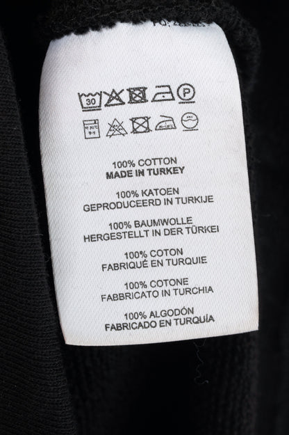 Dries Van Noten Hatir Black French Terry Ruched Mini Dress
