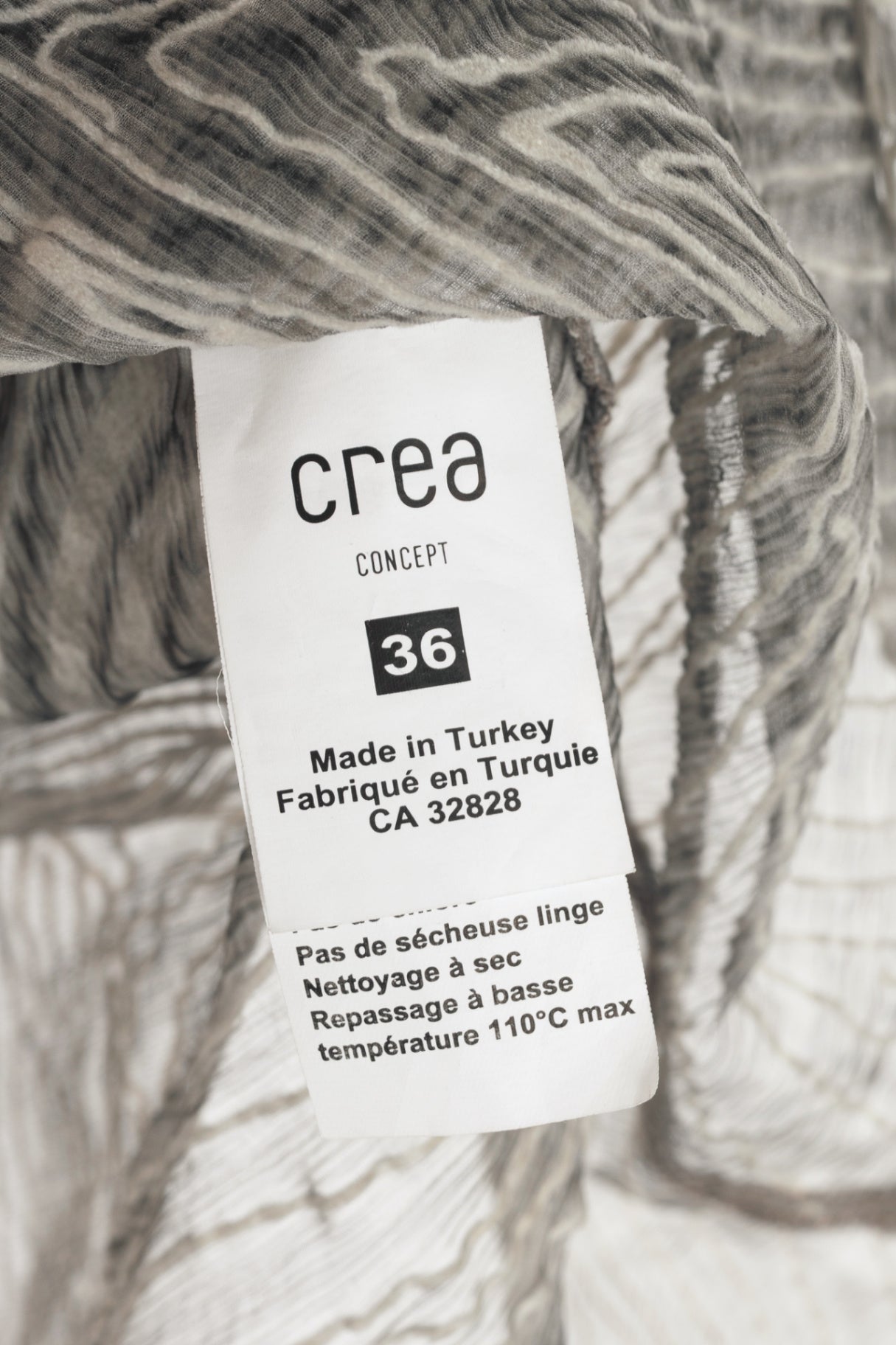 Crea Concept Grey Silk Sheer Gauze Tank Dress