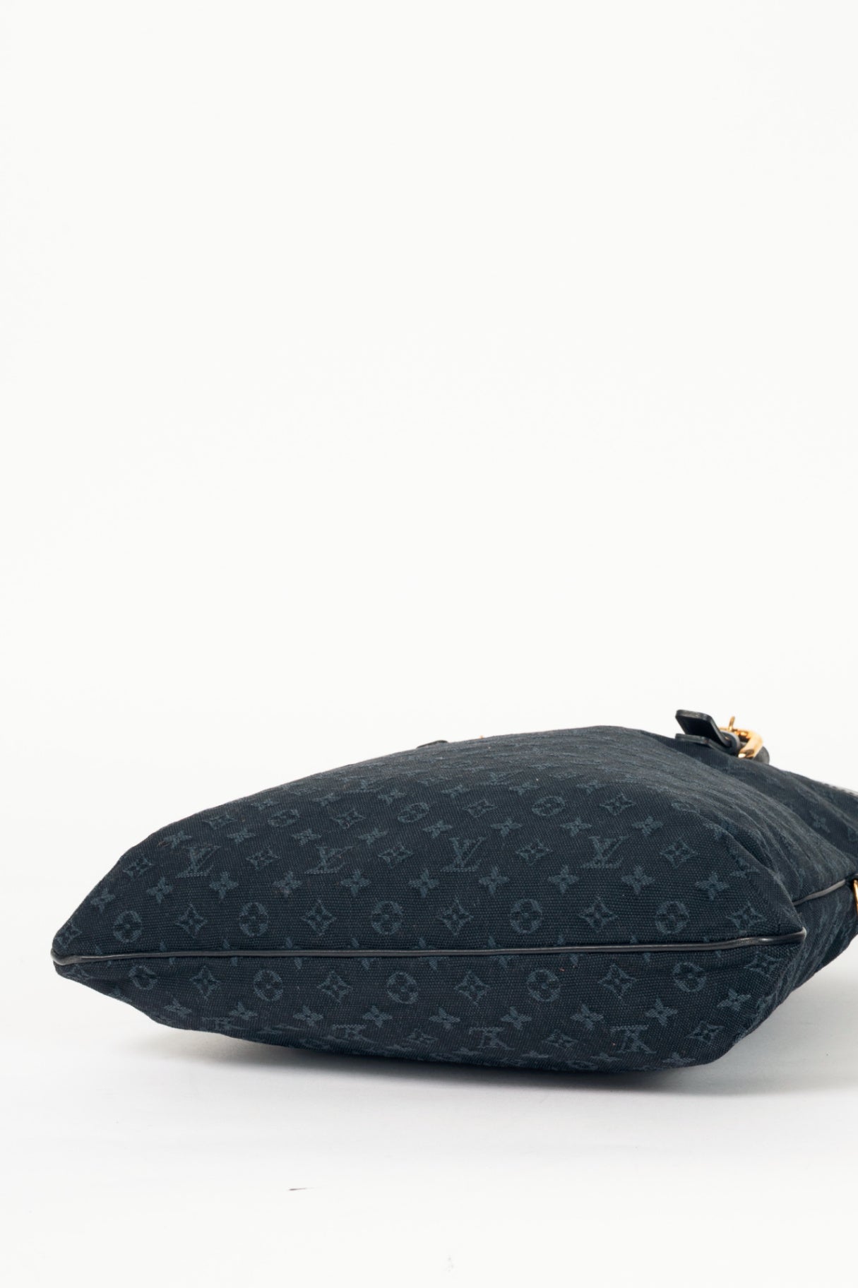 Louis Vuitton Francoise Navy Mini Lin Monogram Tote