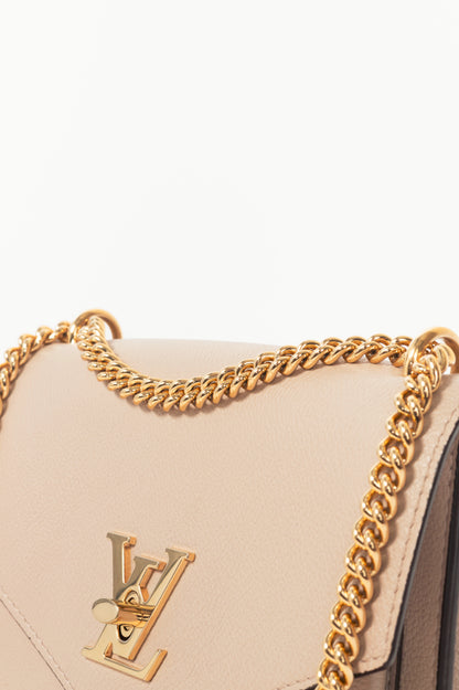 Louis Vuitton Mylockme Greige Leather Chain Bag