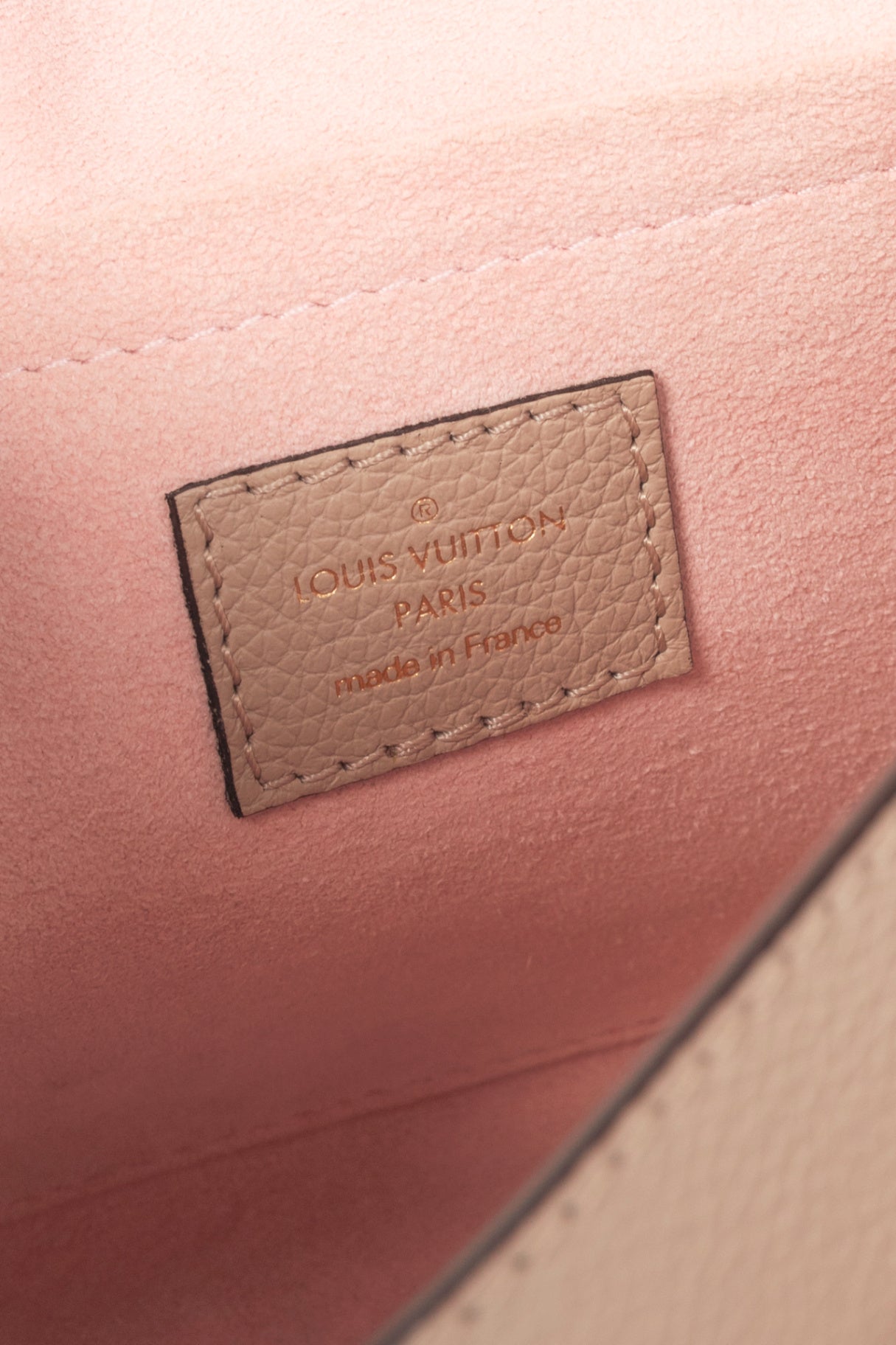 Louis Vuitton Mylockme Greige Leather Chain Bag