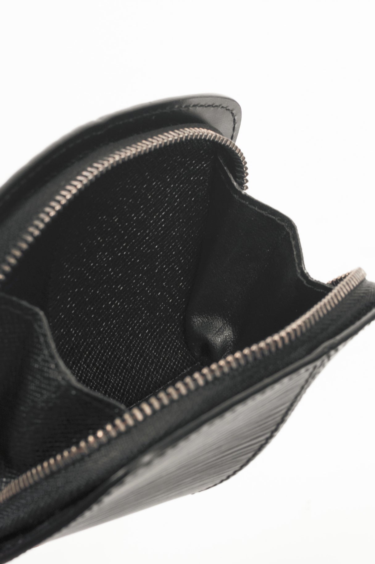 Louis Vuitton Demi Lune Noir Epi Leather Coin Purse