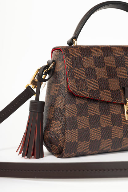Louis Vuitton Croisette Damier Ebene Coated Canvas Satchel