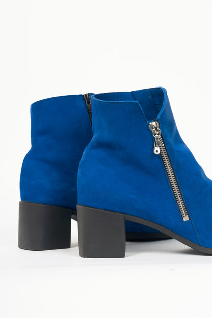 Arche Teozzi Persan Nubuck Zip Ankle Boots