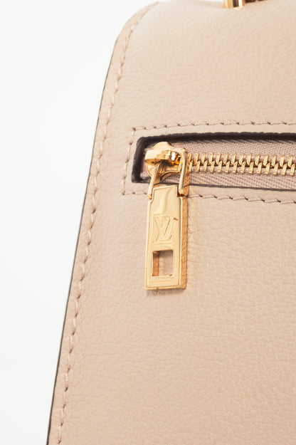 Louis Vuitton Mylockme Greige Leather Chain Bag