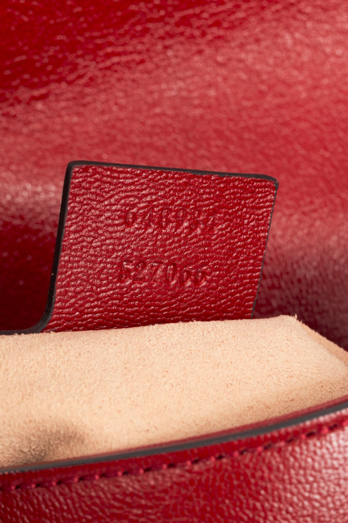 Gucci Dahlia Cherry Red Sakai Calf Lux GG Flap Crossbody