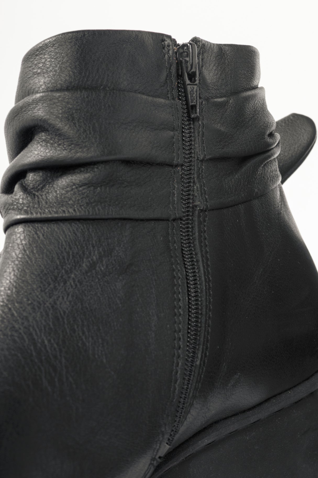 Trippen Tippet Black Bow Wedge Ankle Boots