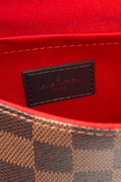 Louis Vuitton Croisette Damier Ebene Coated Canvas Satchel