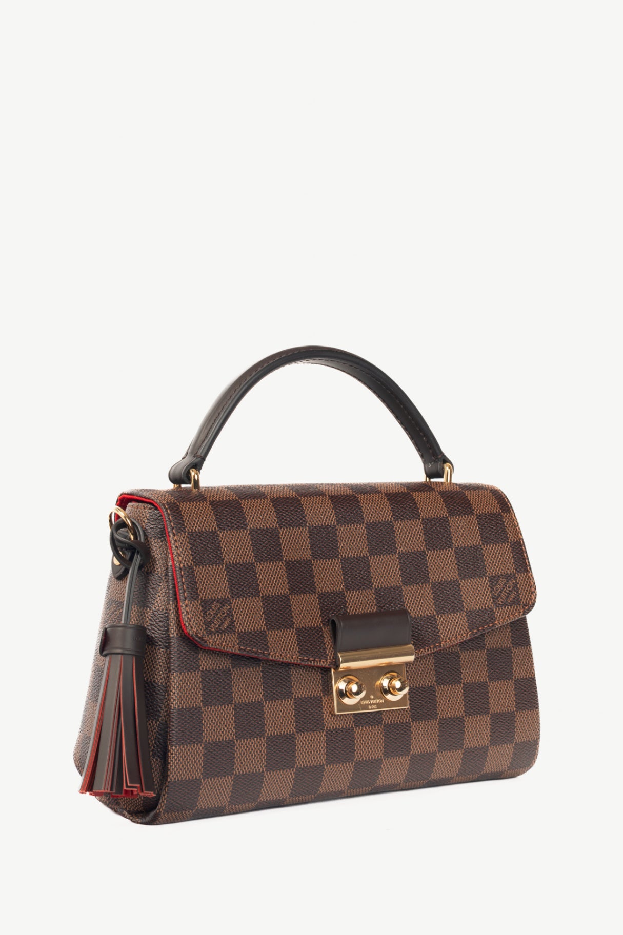 Louis Vuitton Croisette Damier Ebene Coated Canvas Satchel