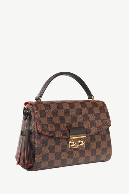 Louis Vuitton Croisette Damier Ebene Coated Canvas Satchel