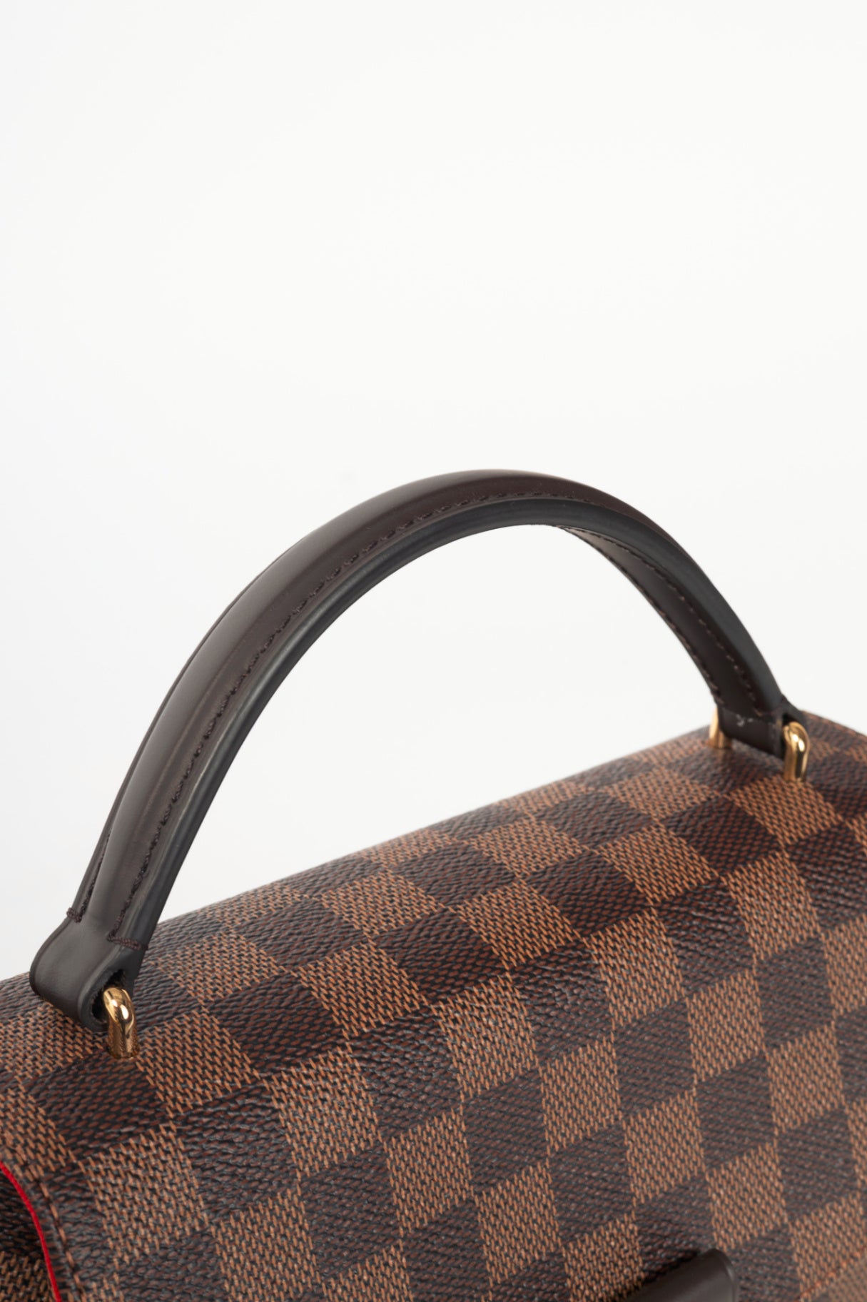 Louis Vuitton Croisette Damier Ebene Coated Canvas Satchel