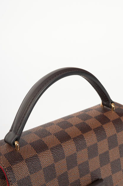Louis Vuitton Croisette Damier Ebene Coated Canvas Satchel