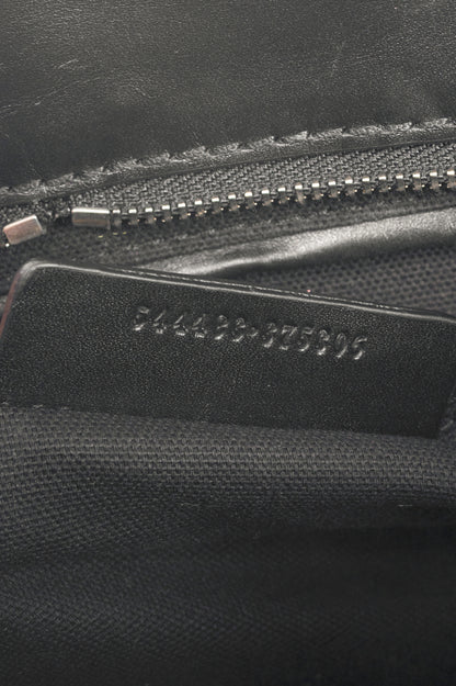 Alexander McQueen Medium Padlock Black Leather Studded Tote