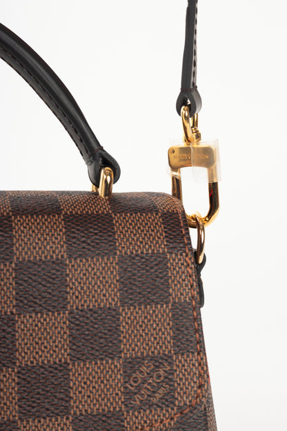 Louis Vuitton Croisette Damier Ebene Coated Canvas Satchel