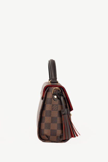 Louis Vuitton Croisette Damier Ebene Coated Canvas Satchel