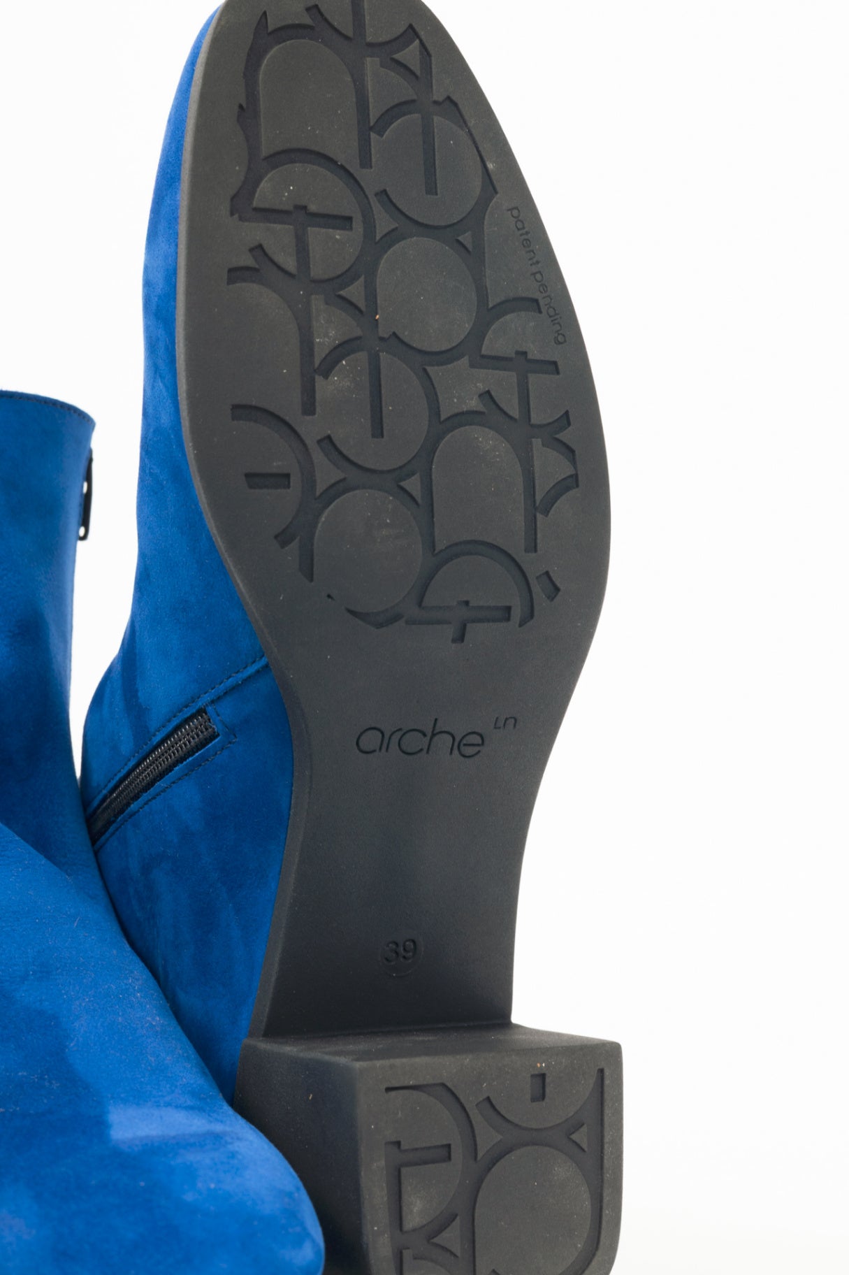 Arche Teozzi Persan Nubuck Zip Ankle Boots