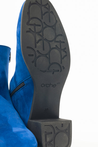 Arche Teozzi Persan Nubuck Zip Ankle Boots