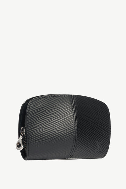 Louis Vuitton Demi Lune Noir Epi Leather Coin Purse