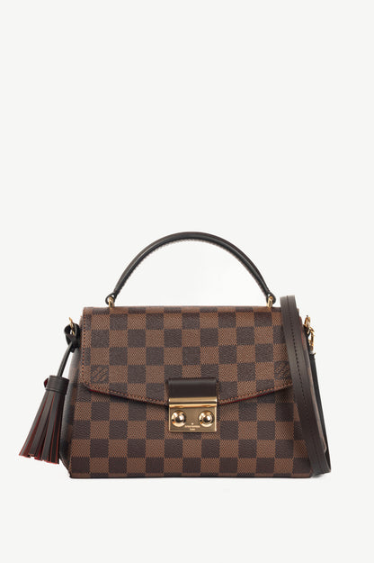Louis Vuitton Croisette Damier Ebene Coated Canvas Satchel