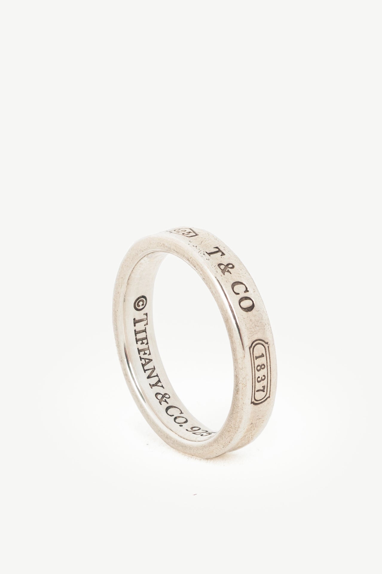 Tiffany & Co. 1837 Sterling Silver Narrow Ring
