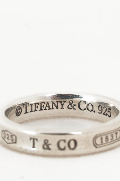 Tiffany & Co. 1837 Sterling Silver Narrow Ring
