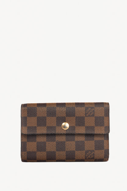 Louis Vuitton Alexandra Damier Ebene Portefeuille Wallet