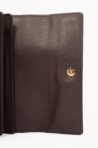 Louis Vuitton Alexandra Damier Ebene Portefeuille Wallet