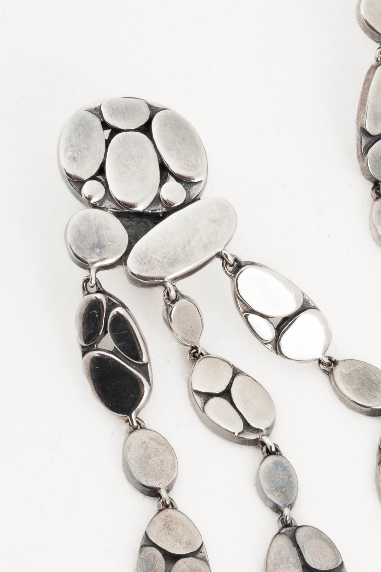 John Hardy Kali Sterling Silver Pebble Drop Earrings