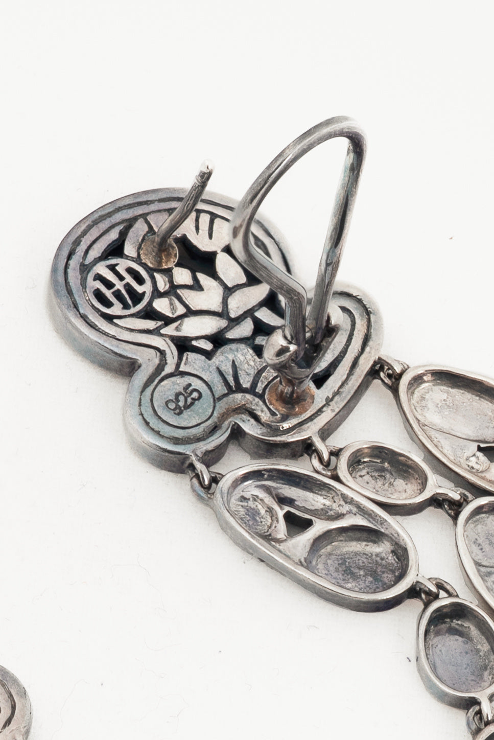 John Hardy Kali Sterling Silver Pebble Drop Earrings
