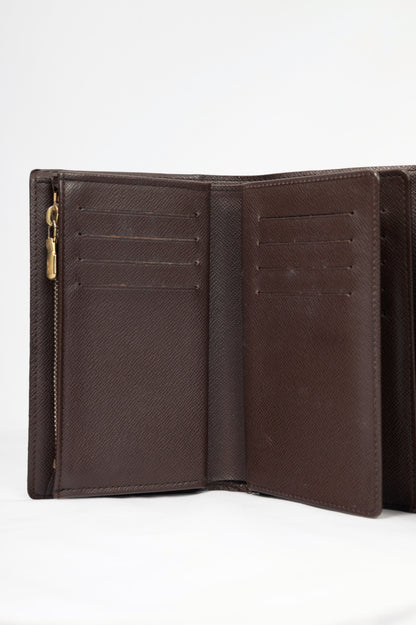 Louis Vuitton Alexandra Damier Ebene Portefeuille Wallet