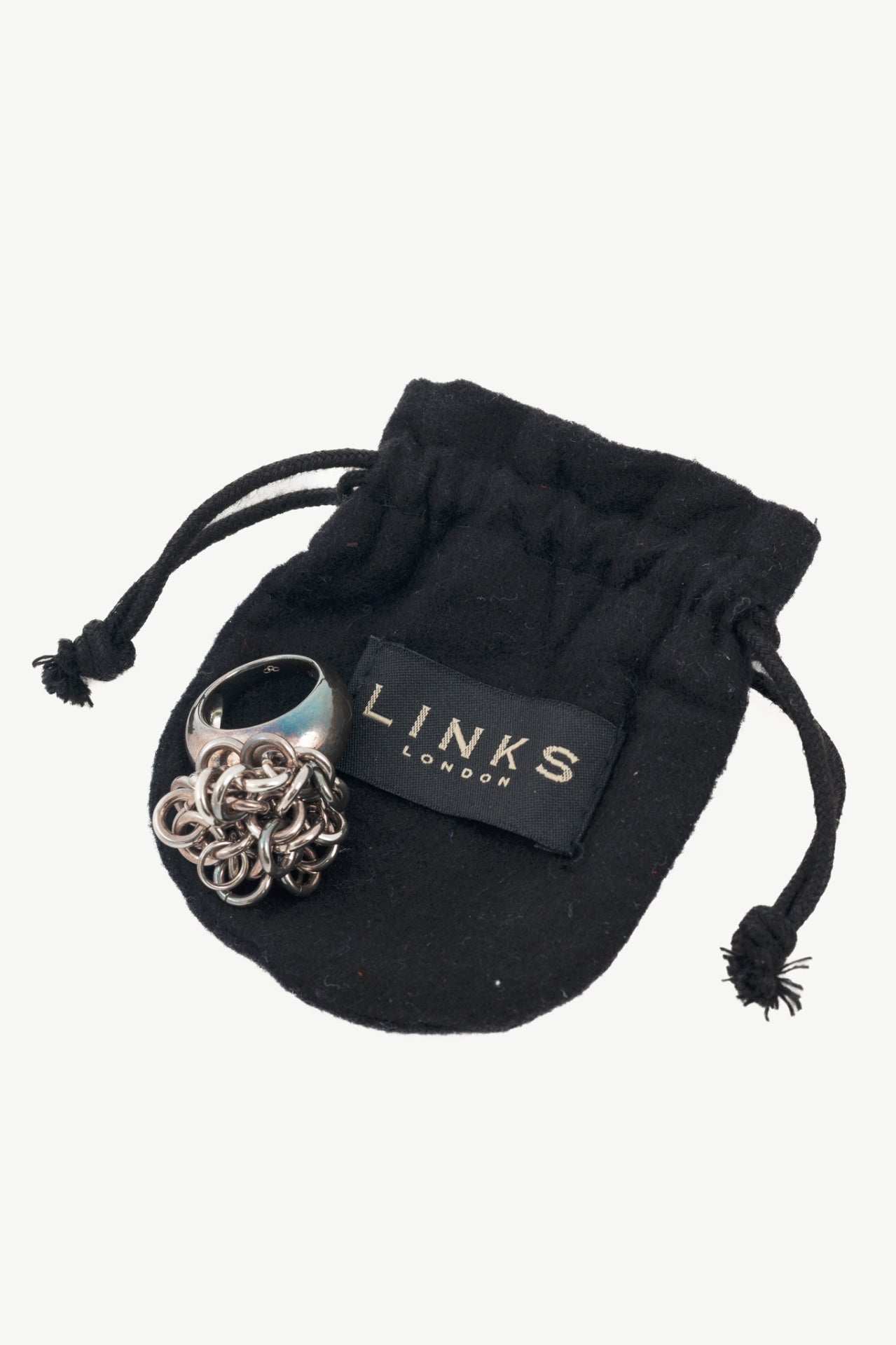 Links of London Hope Sterling Silver Chain-Cluster Ring