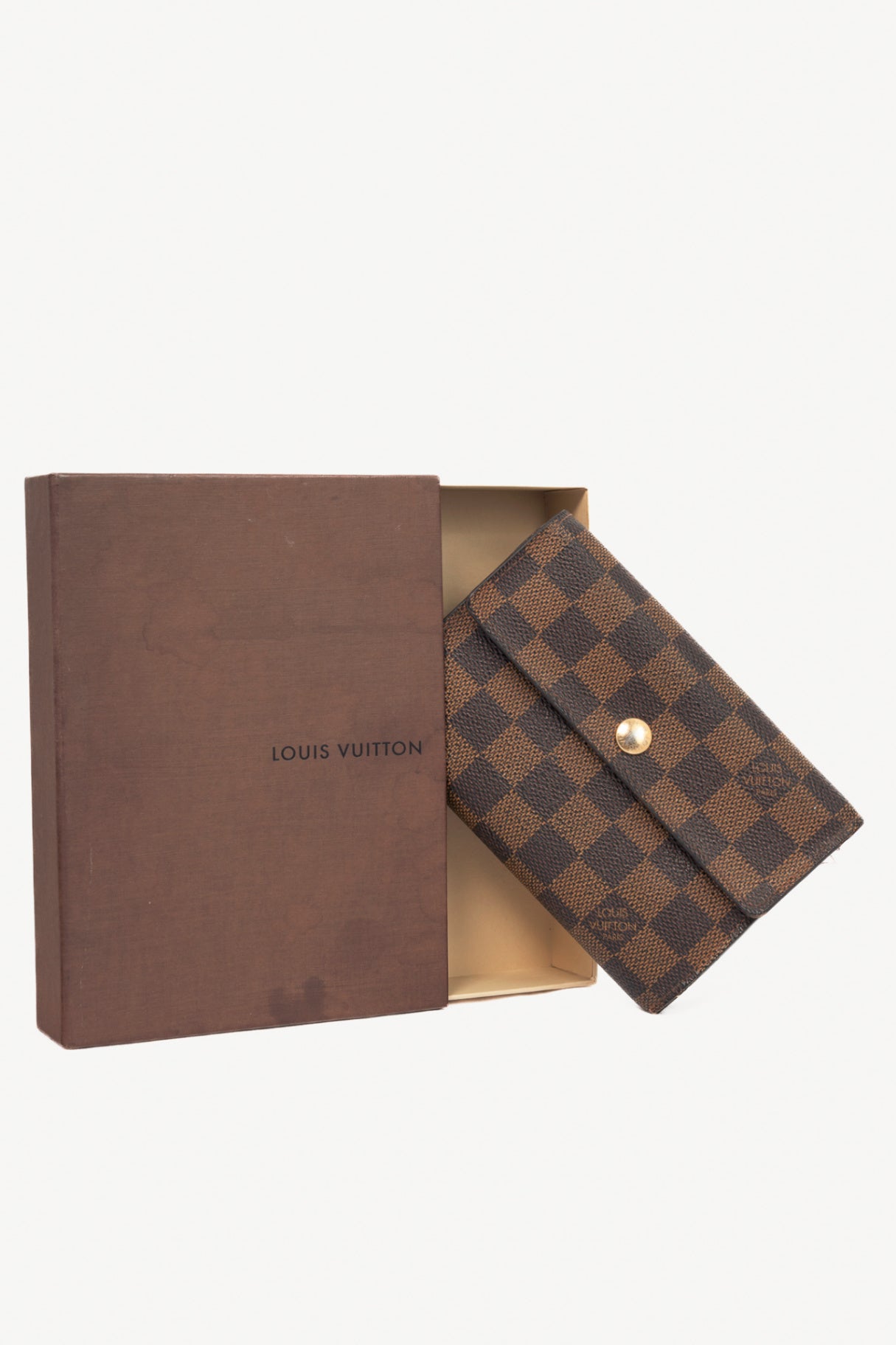 Louis Vuitton Alexandra Damier Ebene Portefeuille Wallet