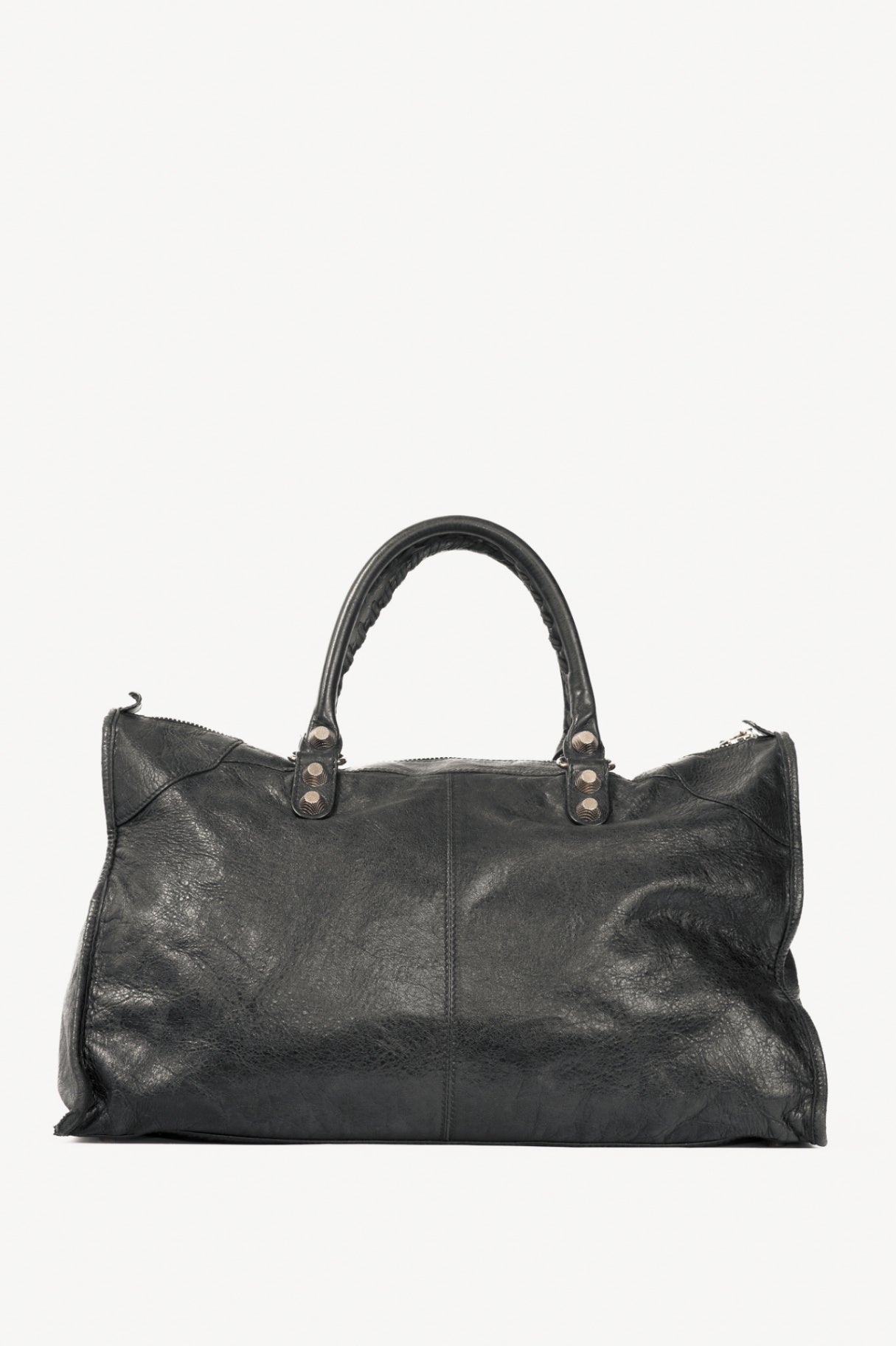 Balenciaga black giant stud moto city