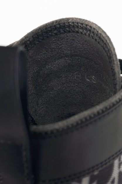 Christian Dior B23 Black Oblique-Canvas Lace-Up High-Top Sneakers